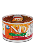 N&D Pumpkin Bıldırcın ve Balkabağı Mini Köpek Konservesi 6*140 Gr - Thumbnail