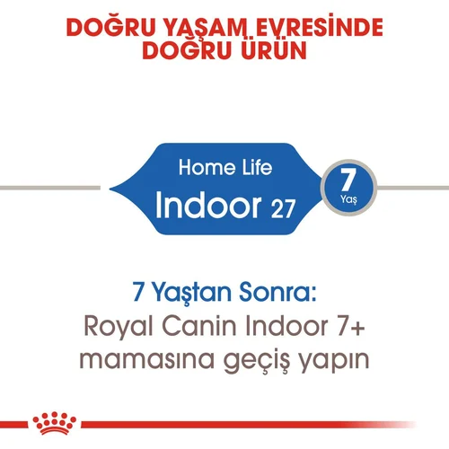 Royal Canin İndoor 27 Kuru Kedi Maması 2 Kg - Thumbnail