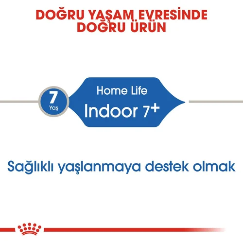 Royal Canin İndoor +7 Kuru Kedi Maması 3,5 Kg - Thumbnail